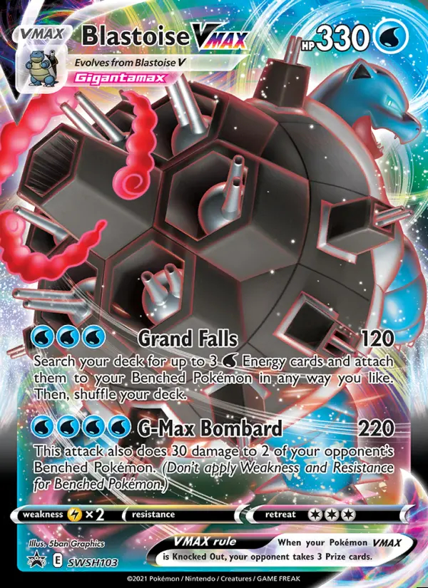 Image of the card Blastoise VMAX