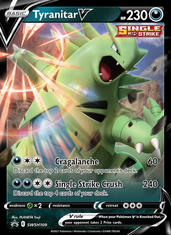 Image of the card Tyranitar V