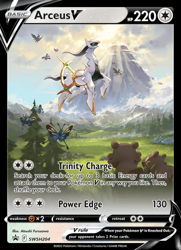 Image of the card Arceus V