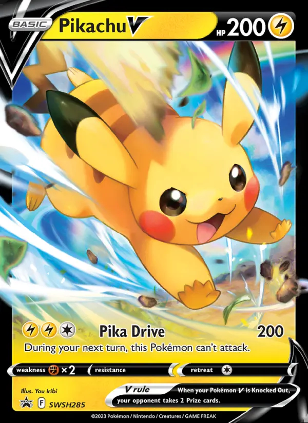 Image of the card Pikachu V