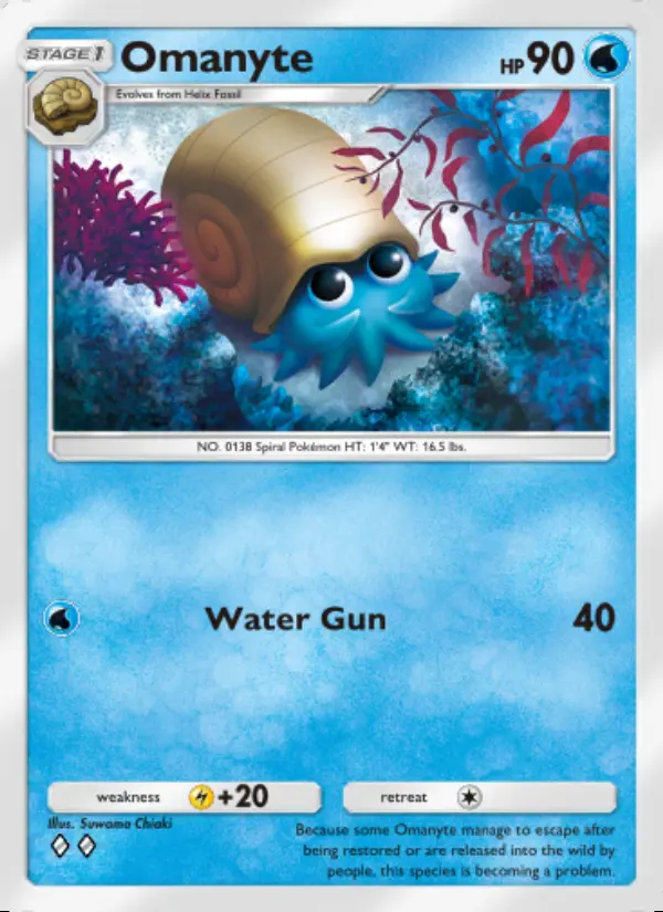 Image of the card Omanyte