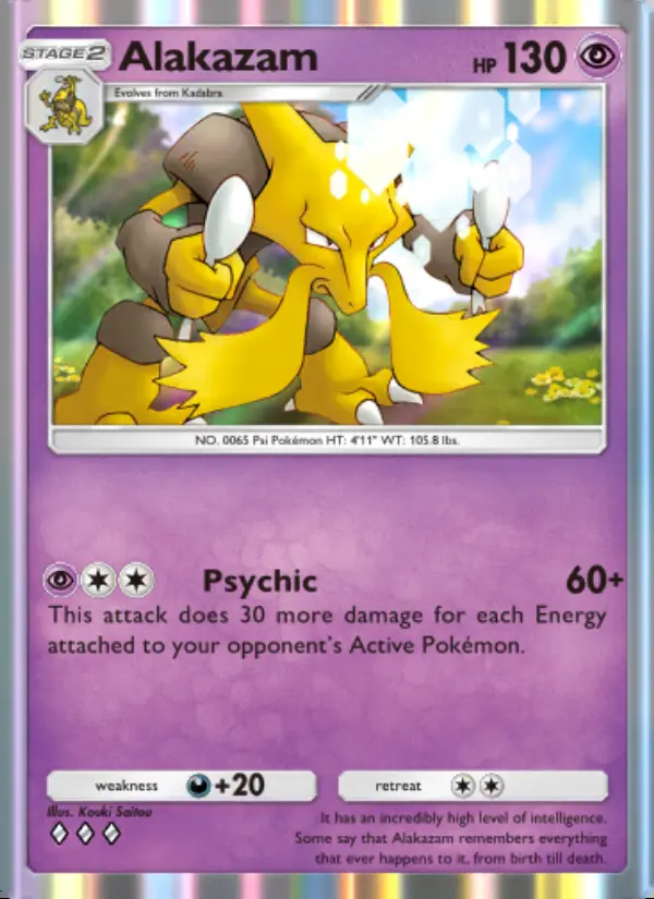 Image of the card Alakazam