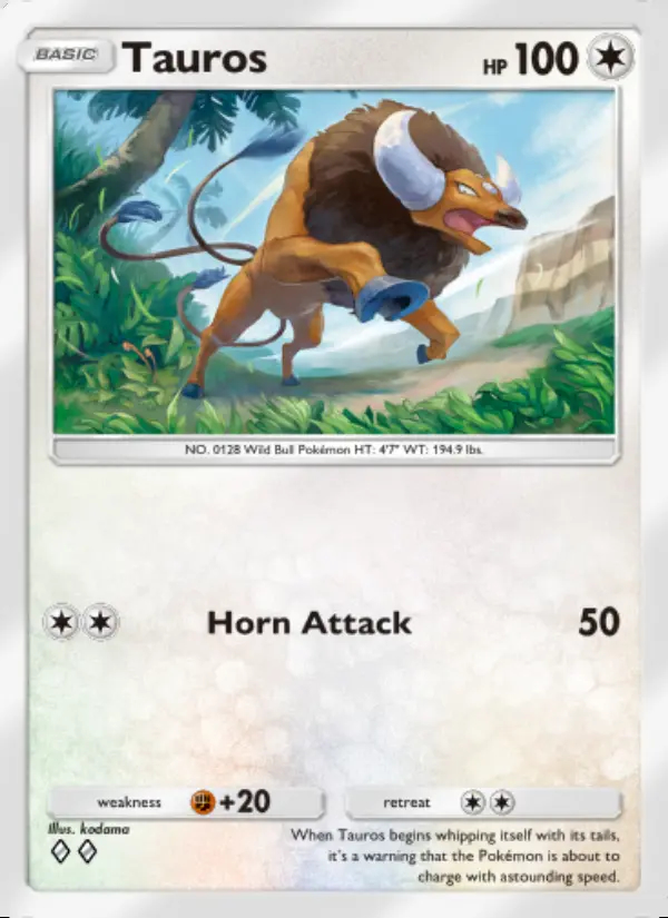 Image of the card Tauros