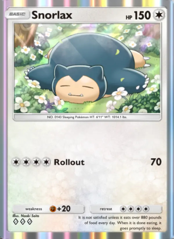 Image of the card Snorlax