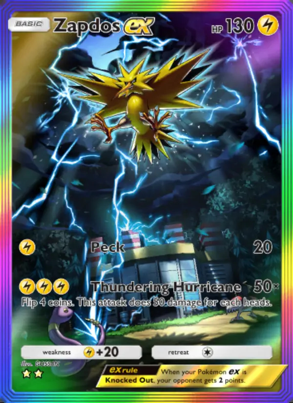 Image of the card Zapdos ex