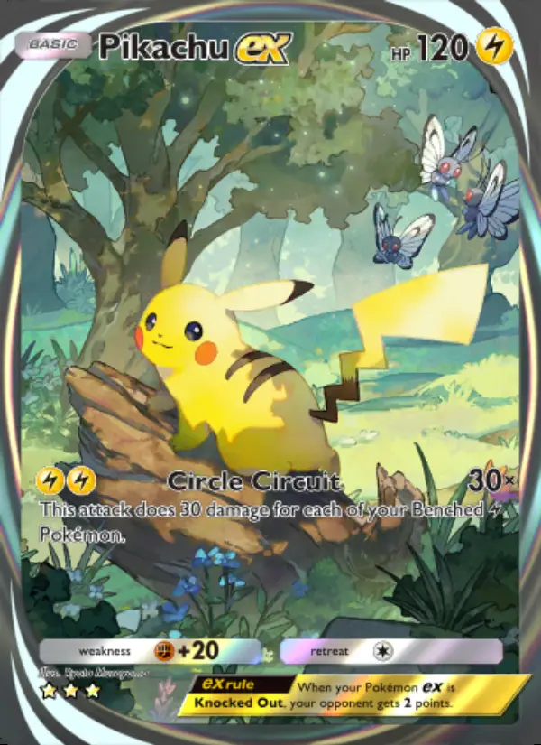 Image of the card Pikachu ex