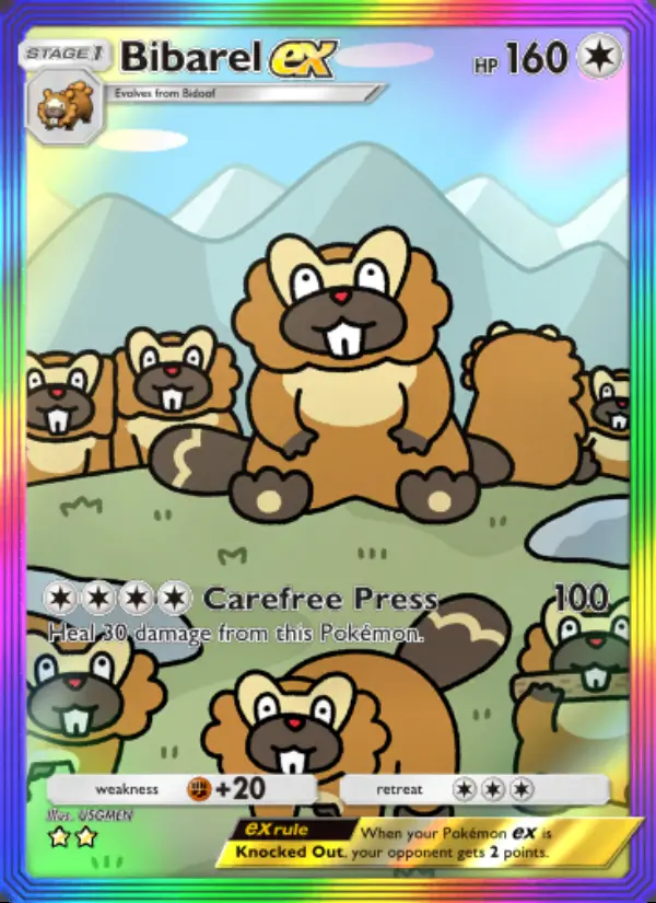 Image of the card Bibarel ex