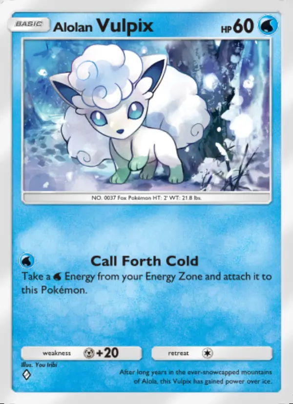Image of the card Alolan Vulpix