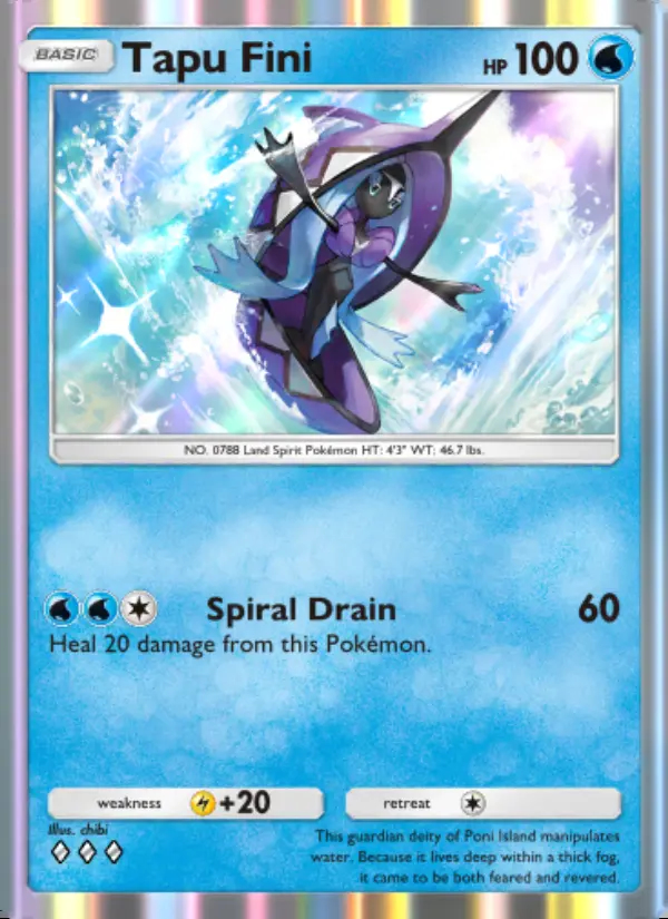 Image of the card Tapu Fini