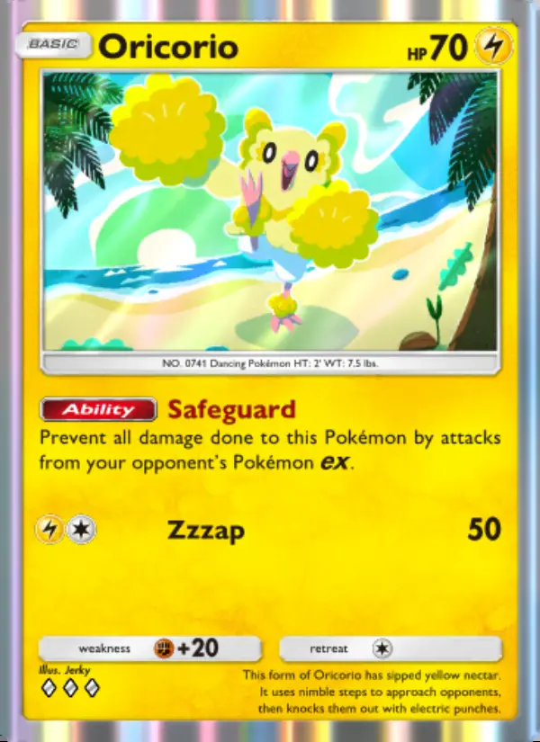 Image of the card Oricorio