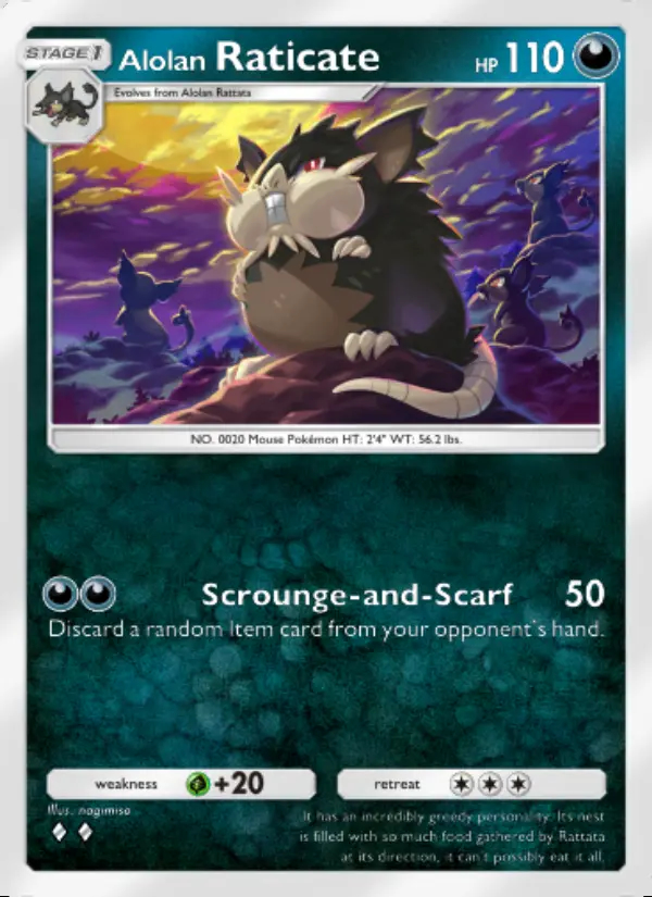 Image of the card Alolan Raticate