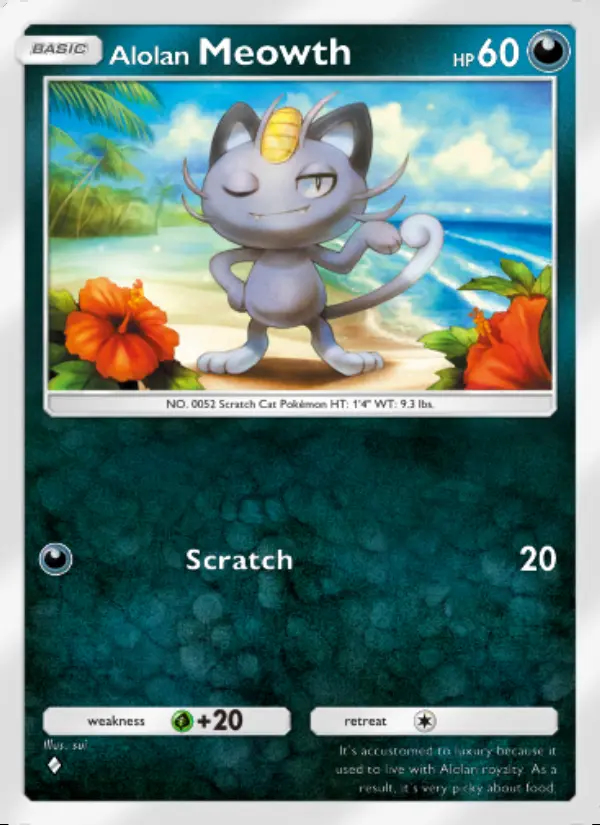 Image of the card Alolan Meowth
