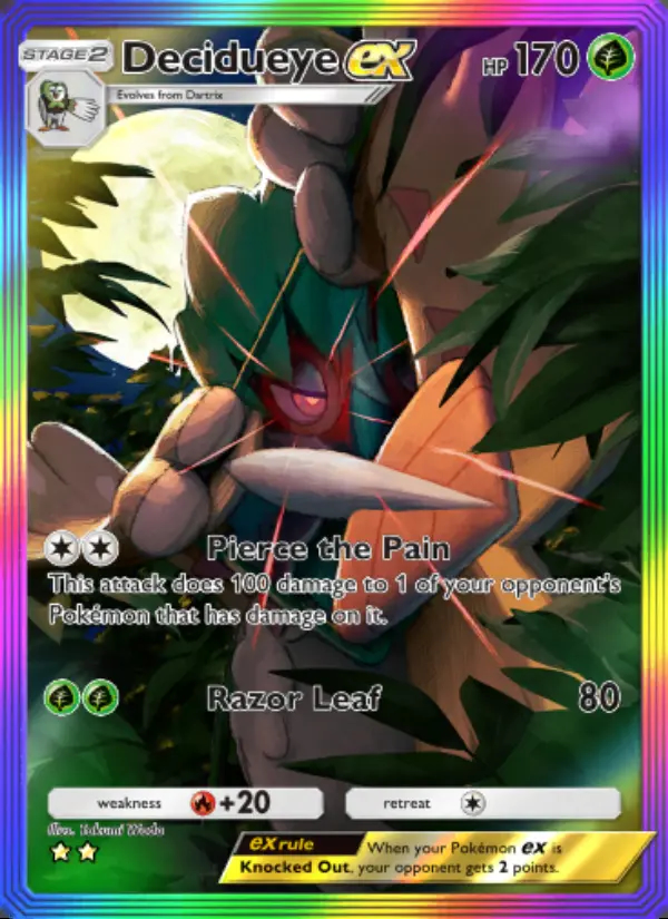 Image of the card Decidueye ex