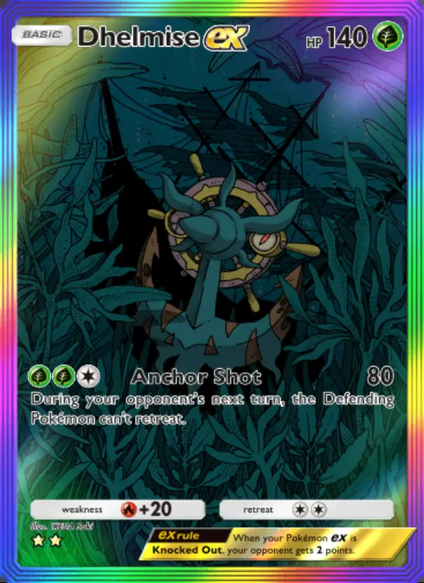 Image of the card Dhelmise ex