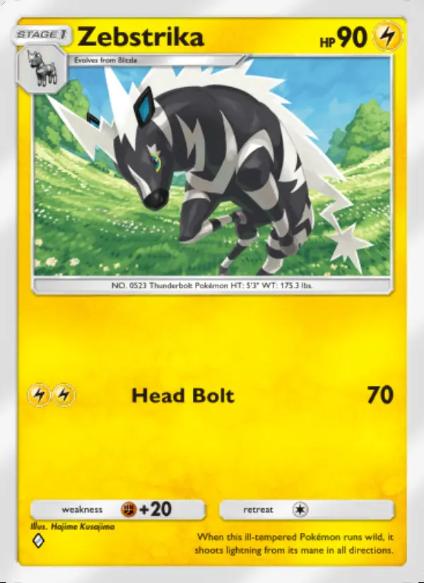 Image of the card Zebstrika