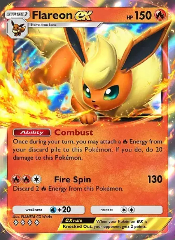 Image of the card Flareon ex