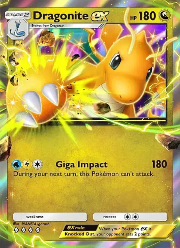 Image of the card Dragonite ex