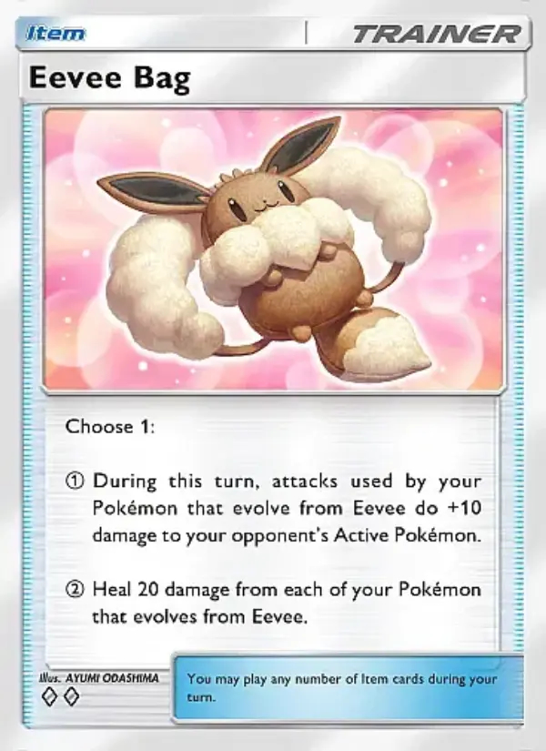 Image of the card Eevee Bag