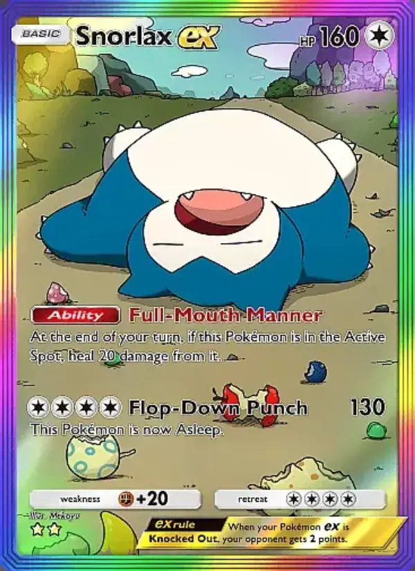 Image of the card Snorlax ex