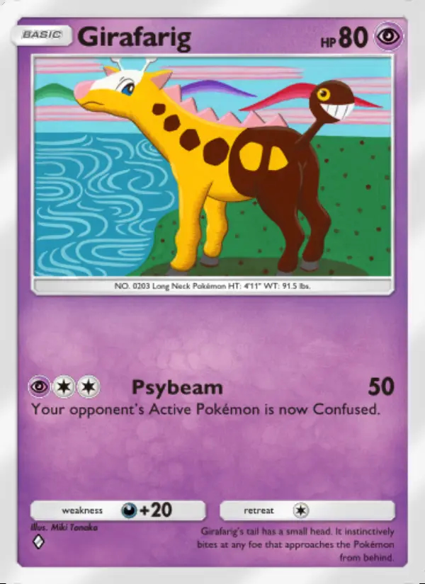 Image of the card Girafarig