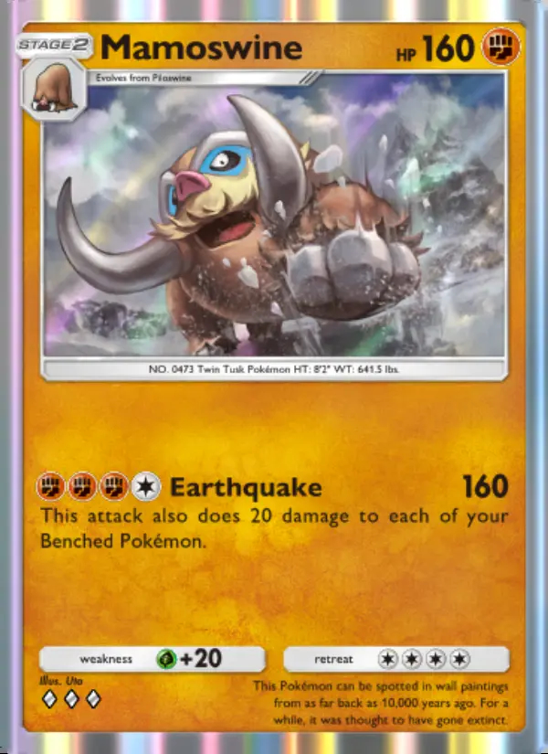Image of the card Mamoswine