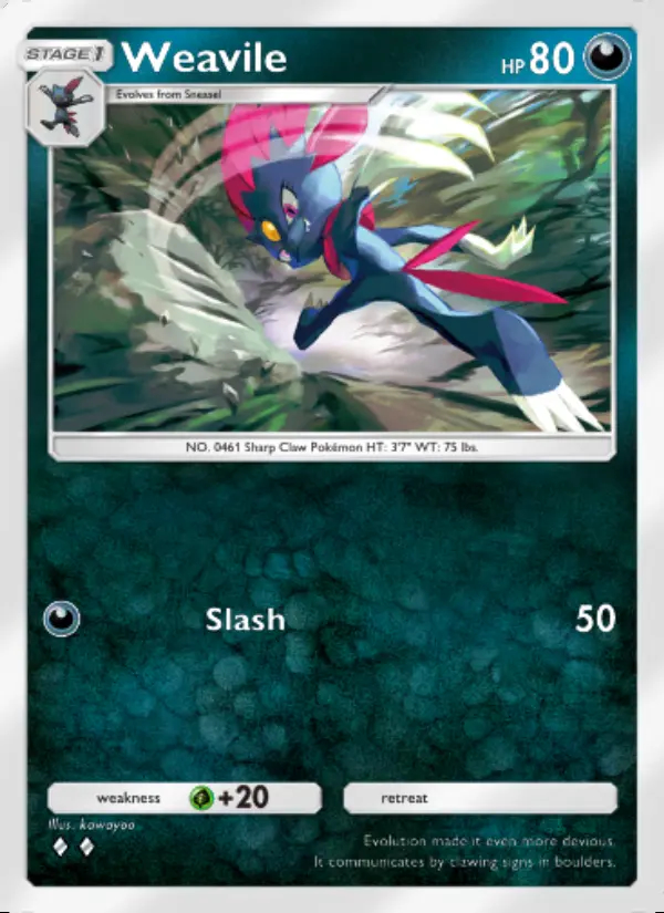 Image of the card Weavile