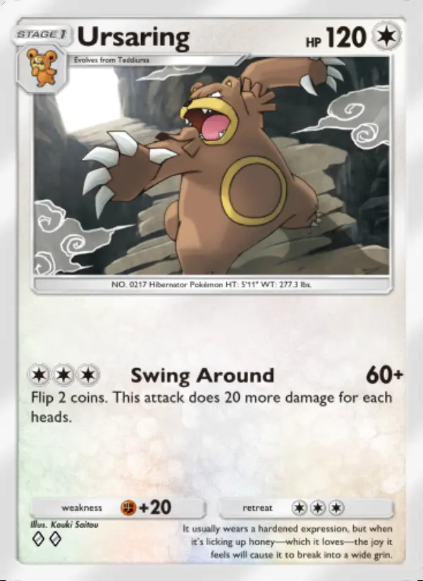 Image of the card Ursaring