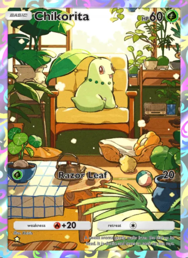 Image of the card Chikorita