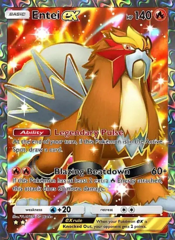 Image of the card Entei ex