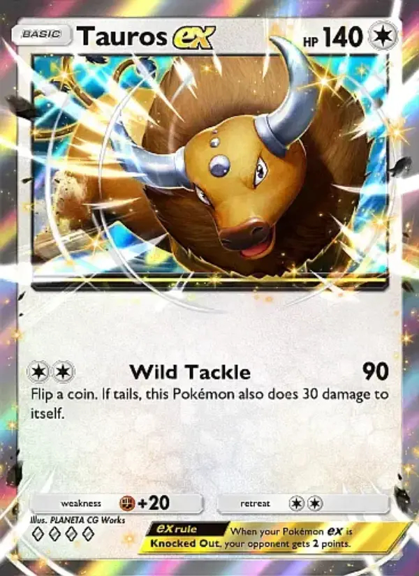 Image of the card Tauros ex