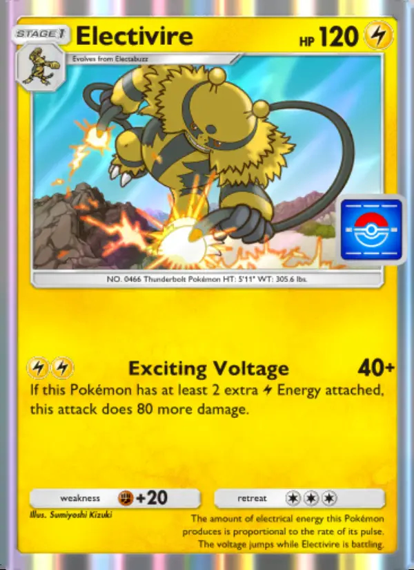 Image of the card Electivire