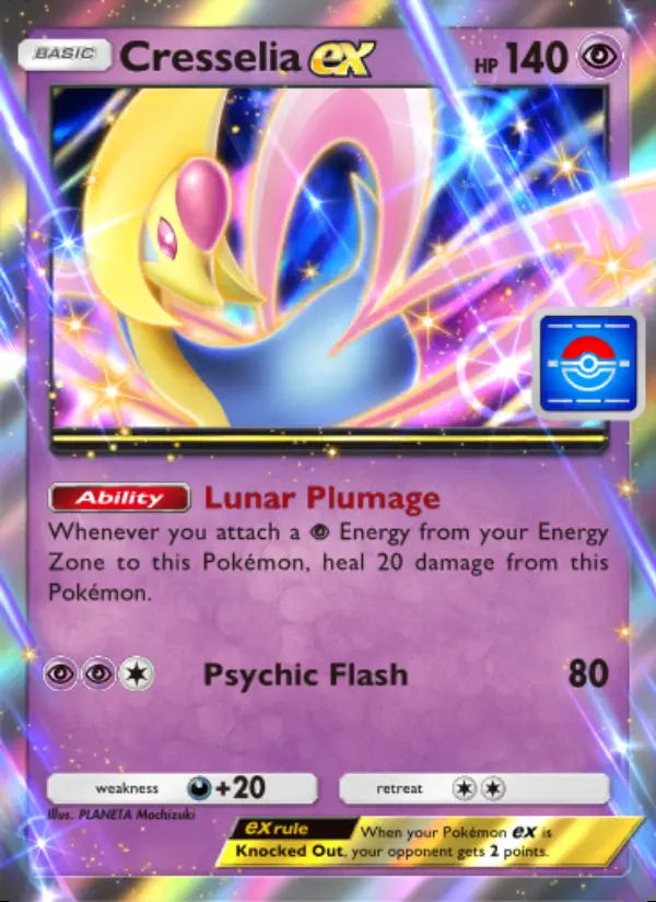 Image of the card Cresselia ex