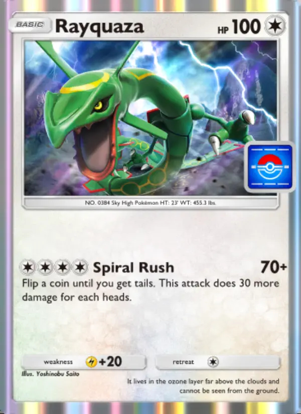 Image of the card Rayquaza
