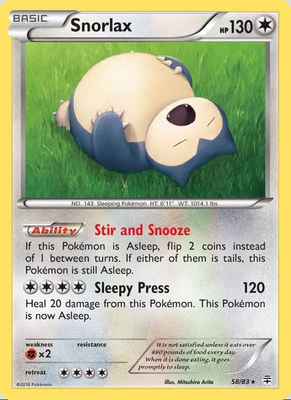 Image of the card Snorlax