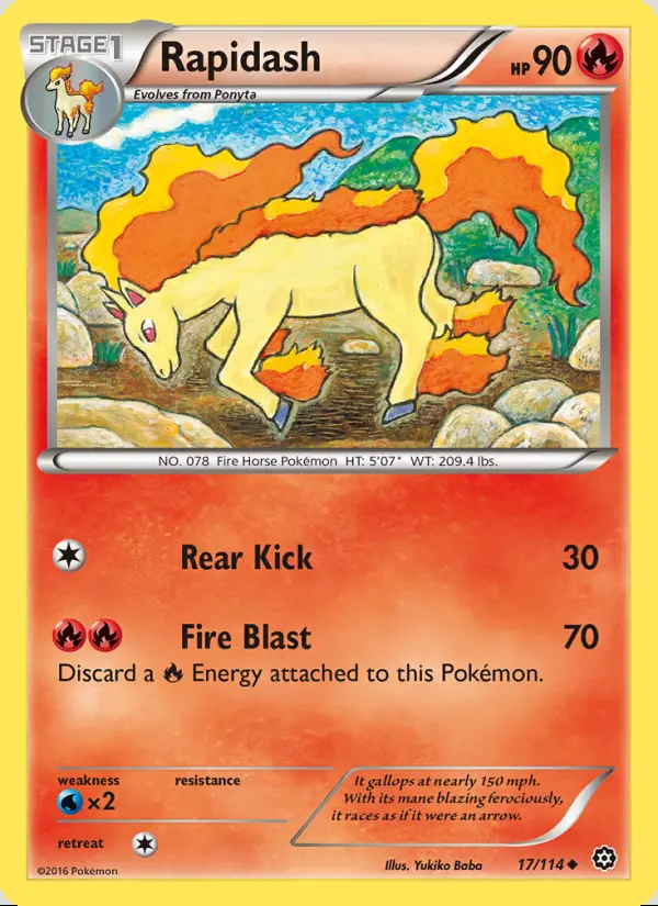 Image of the card Rapidash