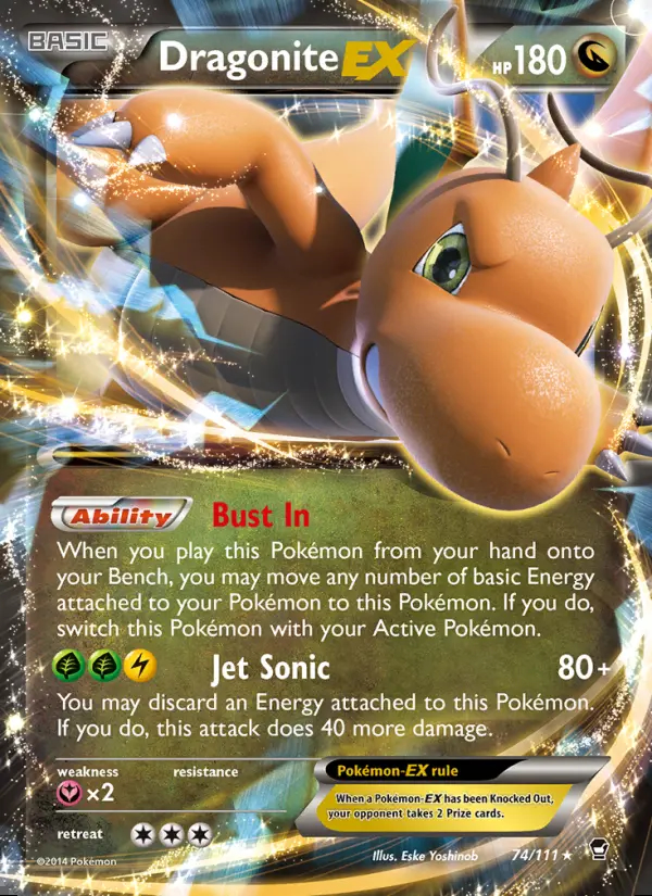 Image of the card Dragonite EX